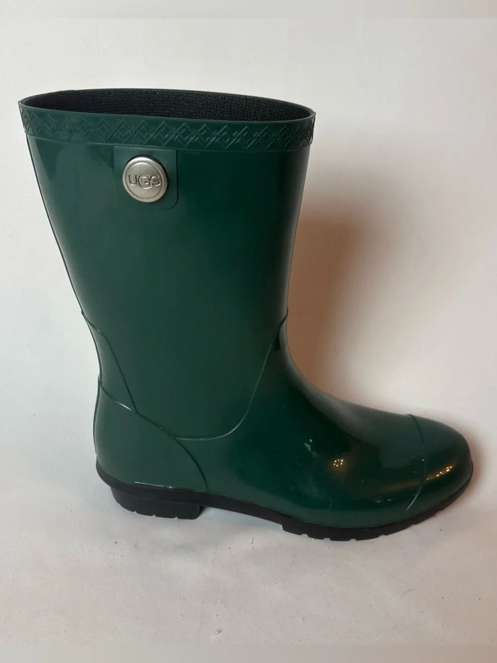 UGG Sienna Green Womens Waterproof Rubber Outdoor Winter Rain Boots Sz 8